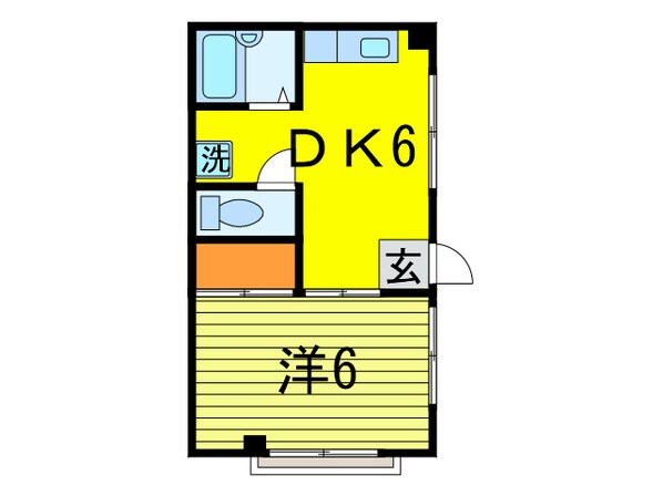 第３三浦マンションの物件間取画像